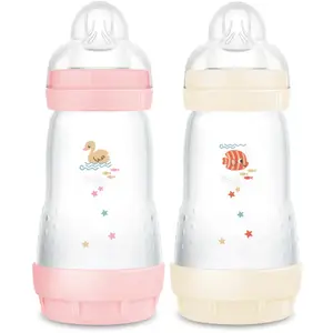 MAM Lot De 2 Biberons Anti-Colique 260 Ml Bonbon Et Coton - MamVendu pardocmorris