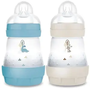 Comparateur de prix : MAM Lot De 2 Biberons Anti-Colique 160 Ml Océan Et Sable - Mam