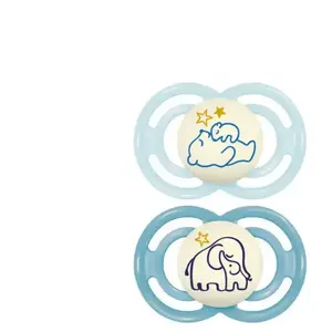 Comparateur de prix : Mam Suprême Perfect Nuit Animaux Sucette Silicone +18 Mois 2 Unités