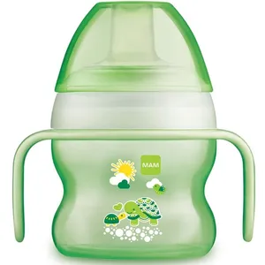 Comparateur de prix : MAM Repas Biberon de Transistion +6m Arc En Ciel Vert 220ml