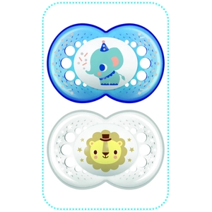 MAM Original - Duo sucettes +18 mois anatomiques animaux silicone pas cher