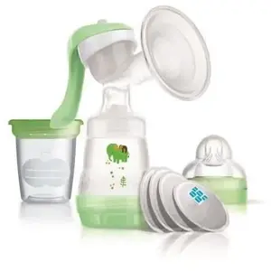 Comparateur de prix : Axe Tire-lait manuel avec kit d'allaitement VERT MAM