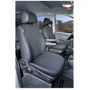Walser Housse de siège Transporter en tissu pour Mercedes Vito/Viano, 2 sièges simples pour accoudoir à l'intérieurVendu paramazon