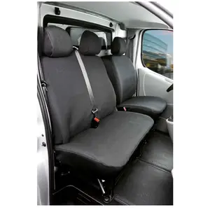 Walser Housse de siège Transporter en tissu pour Opel Vivaro, Renault Traffic, Nissan Primastar, siège simple &amp  doubleVendu paramazon