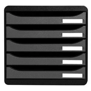 EXACOMPTA Module de classement BIG BOX PLUS, 5 tiroirs,noir/ pas cher