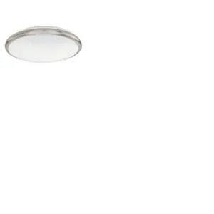 Eglo 93498 Plafonnier Led en Acier et Plastique Studios Nickel Mat Diamètre 30 cmVendu paramazon