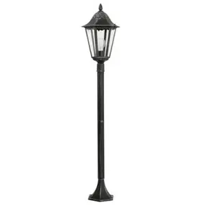Comparateur de prix : Potelet Noir, Argent-Patine 1X60W-Navedo - EGLO LIGHTING - 93463