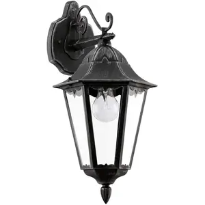 Comparateur de prix : Applique Descendante Noir, Argent-Patine 1X60W-Navedo - EGLO LIGHTING - 93456
