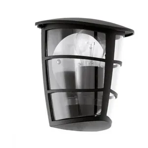 Comparateur de prix : Demi-Applique extérieure Noir 1X60W-Aloria - EGLO LIGHTING - 93407