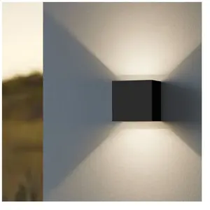 Comparateur de prix : EGLO Lampe murale LED d'extérieur Calpino 2x3,3 W Anthracite