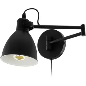 Comparateur de prix : EGLO Lampe murale LED San Peri Acier Noir