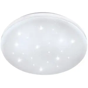 Comparateur de prix : EGLO Plafonnier LED Frania-S avec effet cristal Ø28 cm