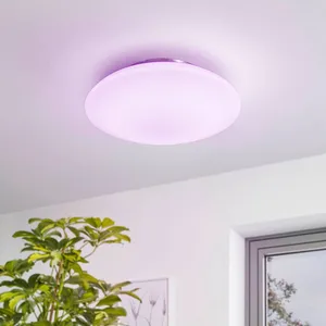 Comparateur de prix : Eglo 97811 Plafonnier, Acier, 27 W, Nickel Mat
