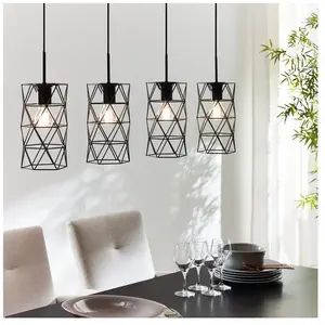 Eglo; My Light; My Style 97066 Lampe Suspendue, Acier, 60 W, Marron pas cher