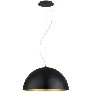 Comparateur de prix : Suspension design GAETANO 1 1 ampoule noir