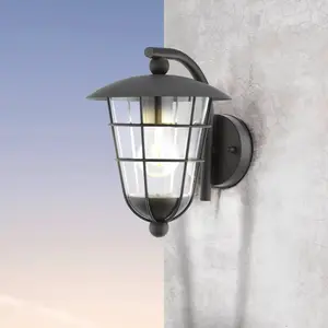 Comparateur de prix : EGLO Applique d'extérieur Pulfero, noire, descendante
