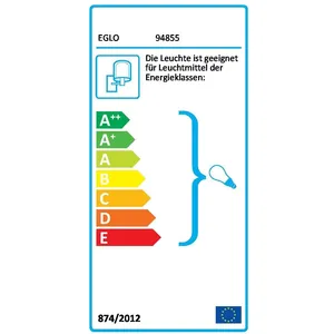 Comparateur de prix : Eglo 94855 Lampe d'Extérieur, Argent