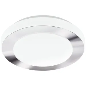 EGLO 95282 Plafonnier Led Carpi en Acier Blanc/Chromé pas cher