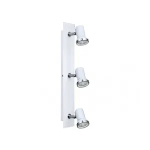 Eglo 95994 Spot, Acier, 33 W, Blanc, Chromé pas cher