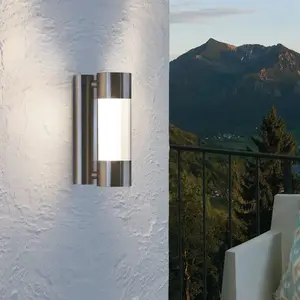 Comparateur de prix : Applique murale - Eglo - RobLEDo - Acier inoxydable - IP44 - 2x LED - 26cm hauteur