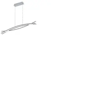 EGLO Suspension chrome design nevado led l90 cm - chrome pas cher
