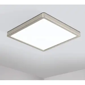 Comparateur de prix : EGLO connect Fueva-Z Plafonnier 28x28cm nickel