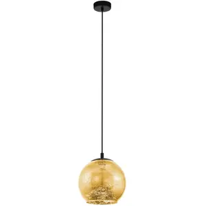Comparateur de prix : EGLO Suspension Albaraccin à 1 lampe, Ø 27 cm