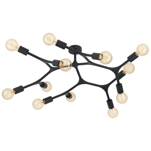 Eglo Plafonnier Bocadella 1-12 Ampoules - Style Industriel - Moderne - Extravagant - en Acier Noir - 98319 pas cher