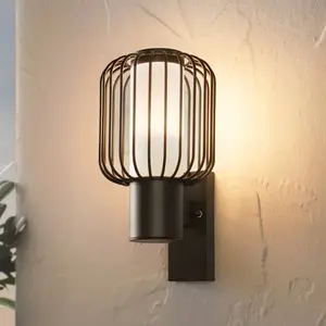 Comparateur de prix : Eglo Ravello Applique Murale D'extérieur Moderne Noire Ip44