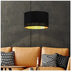 Comparateur de prix : EGLO Esteperra Plafonnier Suspension Cylindrique Noir