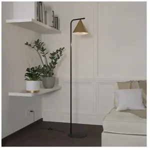 Comparateur de prix : EGLO Lampadaire en métal doré narices e27 40w