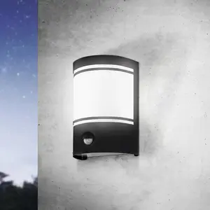 Comparateur de prix : EGLO Cerno Applique Murale D'extérieur Encastrable Noire Ip44
