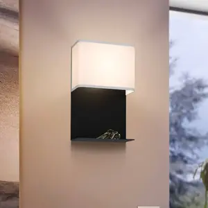 Eglo 99069 Wandleuchte, Noir