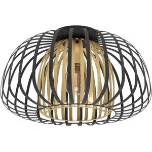 Comparateur de prix : EGLO Plafonnier en métal noir encinitos e27 40w
