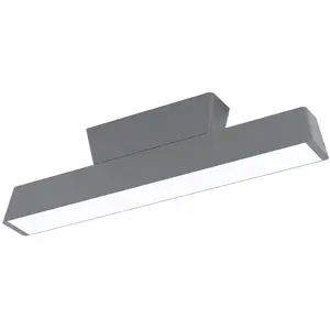 EGLO Plafonnier métal noir simolaris-z led int 4x16w