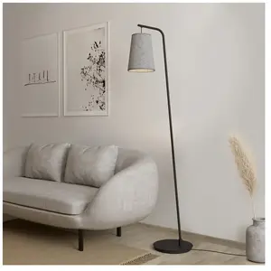 Comparateur de prix : EGLO Lampe sur pied Alsager avec abat-jour en feutre
