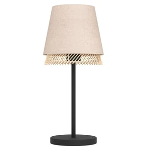 Comparateur de prix : EGLO Lampe de table tissu beige tabley e27 1x40w