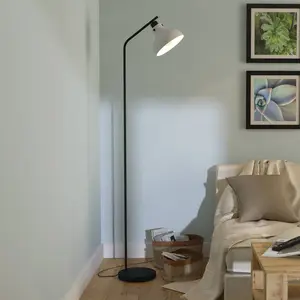 Comparateur de prix : EGLO Lampe sur pied Matlock, hauteur 158 cm, gris/noir
