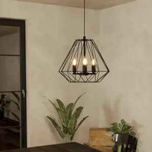 EGLO Tarle Suspension en acier, noir pas cher