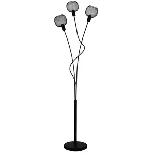 EGLO Lampadaire Wrington 1 L: 34 W: 30,5 H: 149,5cm avec interrupteur au piedVendu paramazon