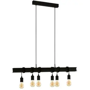 Eglo TOWNSHEND 5 Suspension E27, 43712, pas cher