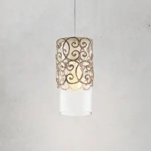 Eglo 49201 Suspension, Différents Matériaux, Argent pas cher