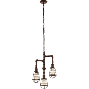 Eglo Lampe Suspendue PORT SETON Marron pas cher