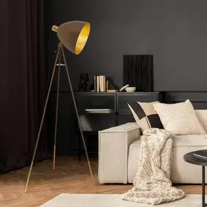 EGLO Lampadaire Chester, hauteur 149 cm, rouille/or, acier pas cher