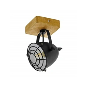 Comparateur de prix : EGLO Spot pour plafond Gatebeck, bois et métal, 1 lampe