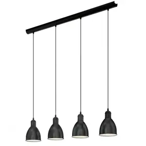 EGLO Barre de suspensions Priddy L97,5 cm - Noir