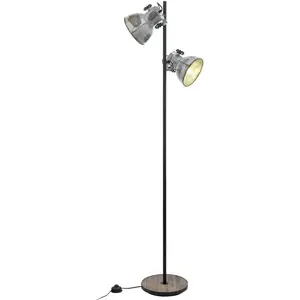 Comparateur de prix : Eglo Lampadaire Barnstaple À 2 Lampes