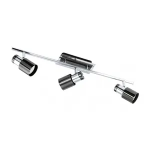 Comparateur de prix : Eglo Lampe Spot Davida 1/3 Spots Led Culot Gu10 Chromé 30834 E