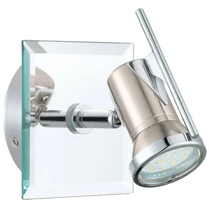 Spot led tamara 1 nickel-mat, chrome, GU10 max. 1X2,5W - Eglo pas cher