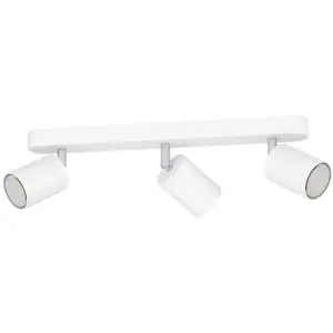 EGLO connect Smart Spot Adfira-Z, blanc, à 3 lampes, acier pas cher